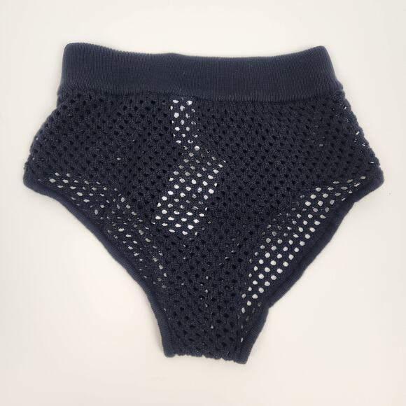 Agua Bendita Alfie Streetwear Crochet Bottoms Black Size Medium NWT - Picture 4 of 6